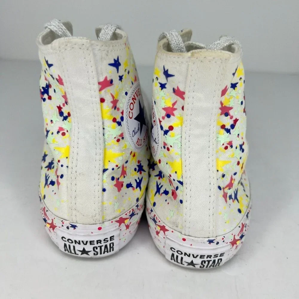 Converse Kids 266455F White Chuck Taylor All Star High Top Stars Size 6 Sneakers